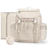COOLREX Diaper Bag Backpack with Changing Pad, Pacifier Case & Stroller Straps, Insulated Pockets Water Resistant Travel Essentials Baby Bag Multipurpose Travel Back, Big Storage in a Small Footprint