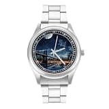 NTVOWPZO Three-Hand Analog Stainless Steel Watches for Men Easy Reader