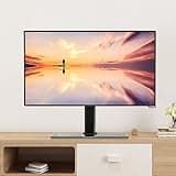 TV Stand tv Wall Mount Table Top TV Stand, TV Stand Mount with Rubber Anti-Slip Pad, Double Hook Design