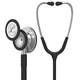 3M Littmann Classic III Monitoring Stethoscope, 5620, More Than 2X as Loud, Weighs Less, Stainless Steel Chestpiece, 27" Black Tube