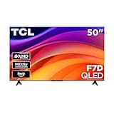 TCL 50-Inch F7D Series 4K QLED (50F7D, 2026 Model) with Dolby Vision HDR & Dolby Atmos Smart TV with Fire TV, Alexa+, Auto Game Mode, High Brightness LED Backlight, and Hands-Free Voice Control