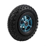 Belnotelt 8 Inch Pneumatic Off-Road Tire 200x50 for Electric Skateboard Scooter, Aluminum Alloy Hub with Rubber Tread, 8mm or 10mm Axle Hole, Black(Blue-10mm ID)