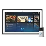 Amazon Echo Show 21 (newest model) with Ring Battery Doorbell Pro (newest model), Designed for Alexa+