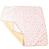 GLEAVI High Chair Mat Anti-Slip Floor Protector and Babies, Polyester Fiber Non-Slip Under Highchair Floor Mat with Unique Design, Suitable for Travel and Outdoor Use