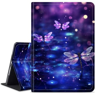 WZCJDHMJ for Samsung Galaxy Tab S10 Plus/ S9 FE Plus/ S9 Plus 5G Tablet 12.4'' Case,Slim PU Leather Smart Cases Covers with S Pen Holder + Auto Wake/Sleep-Purple Sparkfly