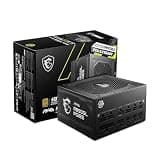 MSI MAG A850GL PCIE5, Fully Modular Compact Gaming 850W Power Supply, 80+ Gold, ATX 3.1 & PCIe 5.1 Ready, Native Dual-Color 12V-2x6 Cable, 10 Year Warranty