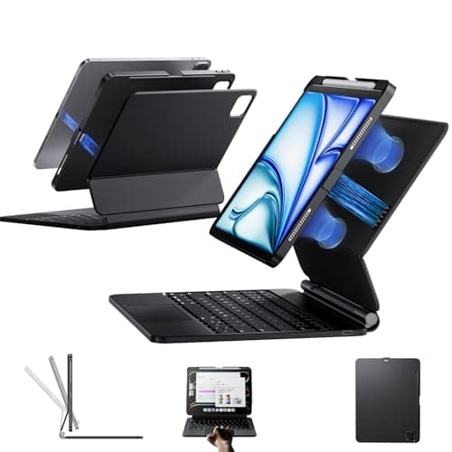 Direct link Keyboard Case for iPad Air 11-inch (M4/2026 M3 2025 / M2 2024) & iPad Pro 11 inch(1st/2nd/3rd/4th) – Magic-Style Magnetic Keyboard with Multi-Touch Trackpad for 10.9” iPad Air 4th/5th Gen