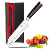 imarku Chef Knife 7 Inch Kitchen Knife Ultra Sharp Santoku Knife - High Carbon Japanese Chefs Knife, Kitchen Gadgets 2025, Apartment Essentials, Birthday Gifts for Him Her, Best Gifts for Women Men