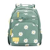 Simple Modern Medium Toddler Backpack for School Girls and Boys | Kindergarten Elementary Kids Backpack | Fletcher Collection | Kids - 15" tall | Sage Florals