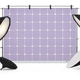 Purple Gingham Backdrop 10x8ft Modern Minimalist Geometric Plaid Photography Backdrop Fabric Photoshoot Background Tapestry Banner for Birthday Baby Shower Decoration Party Video Photo Studio Props