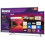 Roku 65-Inch Smart TV - Plus Series, 4K QLED Mini-LED TV - RokuTV (Renewed)