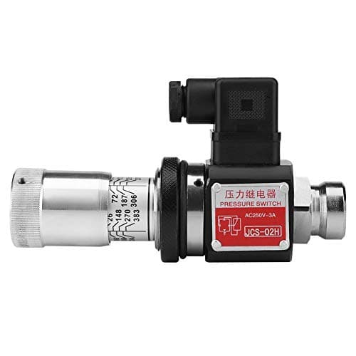 Qinlorgo Pressure Relay, JCS-02H PT1/4 Thread Hydraulic Pressure Switch Pressure Relay, 5-35Mpa 60-350kg/cm²
