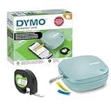 DYMO LetraTag 200B Bluetooth Label Maker, Compact Label Printer, Connects Through Bluetooth Wireless Technology to iOS and Android, Includes 1 White Paper Label Tape, Daydream Blue
