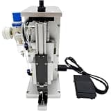 Pneumatic Garment Tagging Machine for Socks Towels Bags and Toys, Adjustable Buffer Height Labeling Equipment for Fast and Accurate Packaging Tasks
