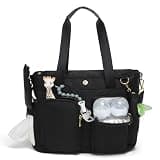 HUGGIES Carry All Weekender Tote Diaper Bag, Black