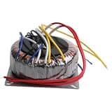200W Toroidal Transformer Supply Dual AC 12V 28V Output Front Rear Stage, Compact Core with Low Noise(220V)