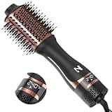 Nicebay Hair Dryer Brush, Blow Dryer Brush for Women Fast Styling, One Step Blowout Brush Hair Dryer with Display Screen-Less Frizz, More Shine, Oval Ceramic Barrel, Negative Ion