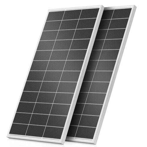 Rvpozwer 18BB 400 Watt Solar Panel, N-Type 12 V 2 x 200 W Solar Module, Highly Efficient Monocrystalline PV Modules, IP68 Waterproof and MC4 Connections for RV, Ship, Roof (2 x 200 W White)