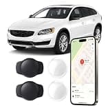 Undetectable GPS Tracker for Vehicles No Subscription Real Time Tracking Devices for Cars Hidden Magnetic Waterproof No Monthly Fee No SIM Card Required Mini Car Locator for Truck Motorcycle(iOS Only)
