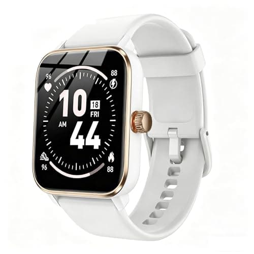 iBesi Smart Watches for Men Women with Alexa Built-in, Bluetooth Call, HD Touchscreen Fitness Watch with Blood Oxygen Monitor, Pedometer, Sleep Tracker for Android iOS