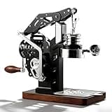 Manual Espresso Machine - Hand Cranked Coffee Maker with 58mm Brewing Head, Adjustable Pressure for Home and Office Use