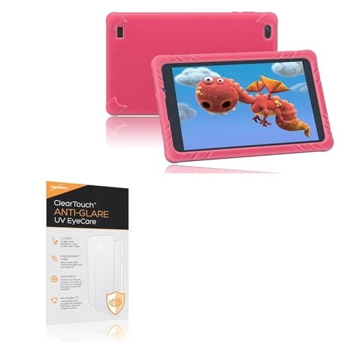 BoxWave Screen Protector Compatible With SGIN Toddler Tablet C8 (8 in) - ClearTouch Anti-Glare Anti-UV EyeCare (2-Pack), Filters out Harmful Blue Light Reduce Fatigue