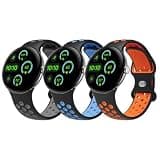 HAYONLIY Compatible with Google Pixel Watch 4 41mm/Pixel Watch 3 41mm/Pixel Watch 2/Pixel Watch 1 Band, Soft Silicone Breathable Sport Strap Wristband for Men Women