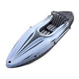 Luocute Inflatable Kayak, 1 Person PVC Blow Up Canoe Boat with Hand Pump Paddle Storage Bag, for Fishing and Water Adventure (Blue)