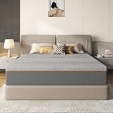 LYkotama 12 Inch King Size Mattress, Memory Foam Mattress with Cooling Green Tea Gel, Motion Isolation, Medium Plush, Mattresses in a Box