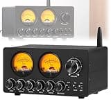 Zoienu Audio Equalizer/Bluetooth EQ Preamplifier Featuring a VU Level Meter and Channel Balance Control; 3.5mm AUX Input; for Home Stereo, Computer Speakers, and Power amplifiers