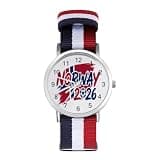 ZMYAPQO Norway 2026 Soccer Football Watches for Men