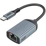 Acer USB C to Ethernet Adapter, Plug and Play RJ45 to Type C Network Dongle(Thunderbolt 3/4 Compatible), 1Gbps Aluminum USB-C LAN Adapter for Laptop, MacBook Pro/Air, iPad Pro, iPhone 15/16, Dell XPS