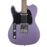 Sawtooth ET Alder Series Electric Guitar, Purple Sparkle with Matte Black Pickguard (Left)