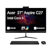 ME2 Customized All-in-One, Created Using Acer Aspire C27 Professional All-in-One 27" (Intel Core 5 120U, 8GB, 16GB, 32GB, 64GB DDR5, 512GB, 1TB, 2TB PCIe SSD, Integrated Graphics, WiFi 6E, Win 11 Pro)