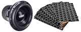 Sundown Audio XV412D2 Bundle: 12 in Car Subwoofer 3000-Watt RMS / 6000-Watt Peak Dual 2-Ohm DVC, ROCKMAT 15-25 Sound Deadener, 2-Items