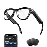 AXIACO AI Smart Glasses with Camera, 4K Video Recording Glasses & 8MP Photo Capture, Open-Ear Bluetooth Audio Sunglasses, Real-Time Voice Translation, AI Assistant & Object Recognition for Travel Vlog