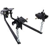 10,000 lb Weight Distribution Hitch with Height Adjustable Forged Shank,