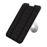 4W Solar Panel, Monocrystalline Silicon with PET Layer, Outdoor Surveillance Camera Power Supply, Type-C Interface, 7.7 x 5.3 in / 19.5 x 13.5 cm, Simple Installation