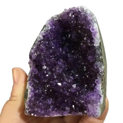 Decorative Ornaments Uruguay Amethyst Quartz Crystal Cluster (Size : 1.3kg-1.6kg)