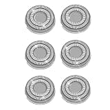 Compatible For Philips Series 3000/2000/1000,6pcs SH30 50 70 90 Replacement Head Compatible(SH70)