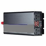 CHMBHIKNBC 4000W/5000W/5500W/6000W/8000W Pure Sine Wave Inverter Car Inverter Converter Voltage Transformer DC 12/24/48/60V to AC 220V 110V(Peak Power 8000W,24V,110V(60HZ))