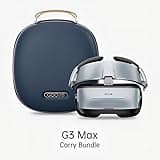 GOOVIS G3 MAX Carry Bundle, 2.5K Micro-OLED Personal Cinema Headset, 1000" IMAX, 120Hz, Blu-ray 3D, Diopter Adjustment +2.0D to -7.0D, IPD 58-74mm, with Custom Protective Travel Case