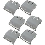 HOTIOGA Clipper Combs & Guides Compatible for W*hl 1/2 Clipper Guard,6X Guards Replacement Fits for 1/16 Clipper Guard, Attachment Number #1/2-1/16''(1.5mm), Grey