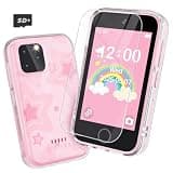 Kids Smart Phone for Girls, 3.5'' Touchscreen Kid Phones Toys for Girls 3 4 5 6 7 8 Years Old, Christmas Birthday Gift for Ages 3-8, Toddler Phone with Dual Camera, Music Player, Game, Habit Tracker