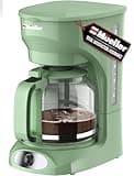 MUELLER HOME 12-Cup Drip Coffee Maker, Green, Borosilicate Carafe