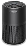 AIRROMI HEPA Air Purifier for Bedroom&Home,Pet Air Purifier for Home Pets,Removes Pet Odor,Cat Litter Smell,Dust,Smoke&Allergies,Quiet Room Air Purifier with Scents,360°Air Cleaner,A2005S Black