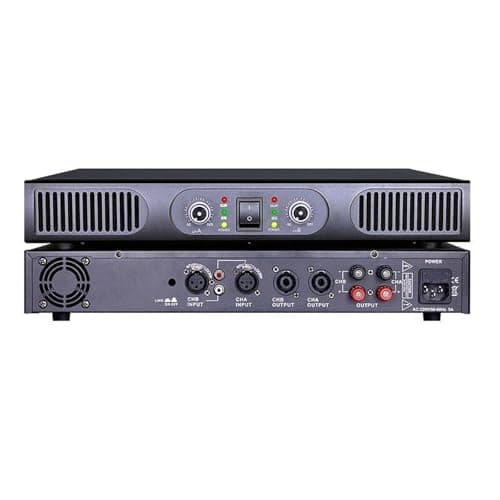 300W High Power Professional HiFi Class AB Power Amplifier Pure Copper Transformer for Stage/Karaoke/Home 110V/220V(110V)