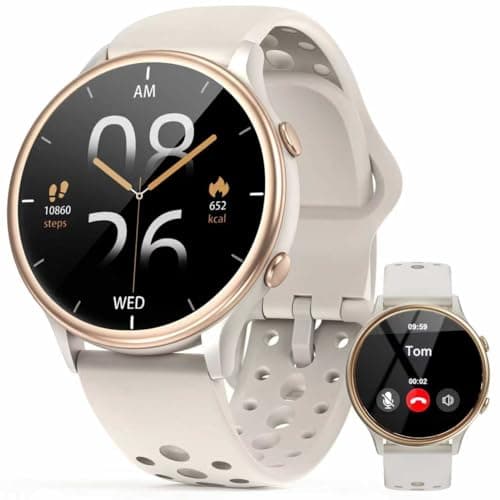 ICOMTOFIT Smart Watches for Women, IP67 Waterproof Smart Watch for Android Phones and iPhone Compatible, Fitness Tracker with Heart Rate & SpO2 Monitor, Activity Tracker for Men & Women