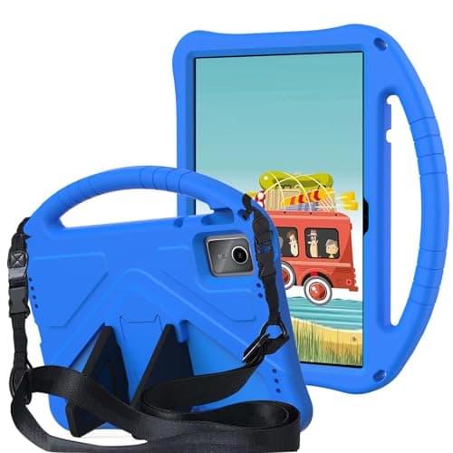 for Motorola Moto Pad (2026) 11.0 inch 2026 Released Case Lightweight EVA Tablet Cover with Adjustable Strap, Shockproof Handle & Kickstand Portable Protective Shell(Blue)