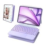 WIWU iPad Keyboard Case Air 11 inch 2026/2025/2024 Air 5/4th Slim Purple
